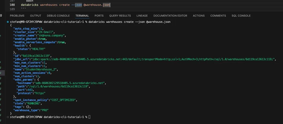 Databricks CLI Step by Step - Part 1 - The basics